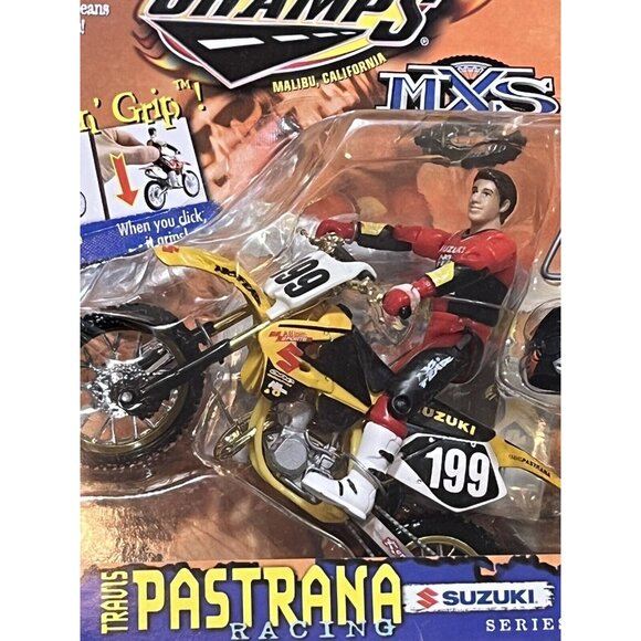 Travis Pastrana #199 New 2000 Road Champs MXS Suzuki RM125 Series 1 Rookie Rare! - Picture 2 of 4